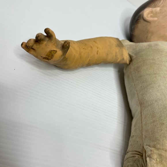 Vintage Doll Horsman Rare Antique Doll Soft Body Collectors Item - Picture 9 of 11